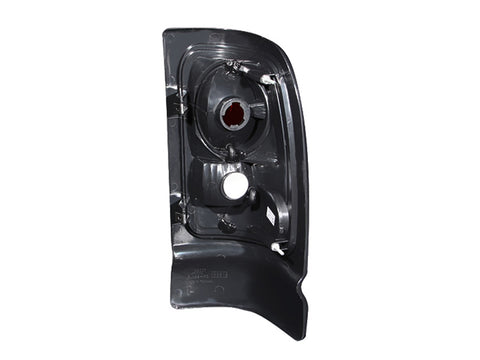 ANZO USA Tail Light Assembly; Clear Lens; Chrome Housing; Pair;