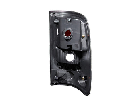 Anzo USA Tail Light Assembly; Clear Lens; Black Housing; Pair;