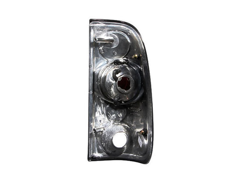 ANZO USA Tail Light Assembly; Clear Lens; Chrome Housing; G2; Pair;