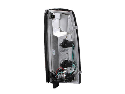 ANZO USA Tail Light Assembly; Red/Clear Lens; G5; Pair;
