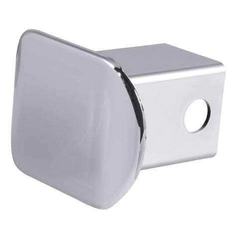 CURT CURT 22171 Chrome Plastic Trailer Hitch Cover; Fits 2-Inch Receiver