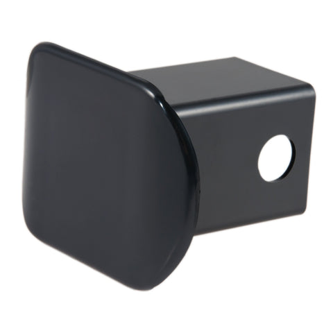 CURT CURT 22181 Black Plastic Trailer Hitch Cover; Fits 2-Inch Receiver