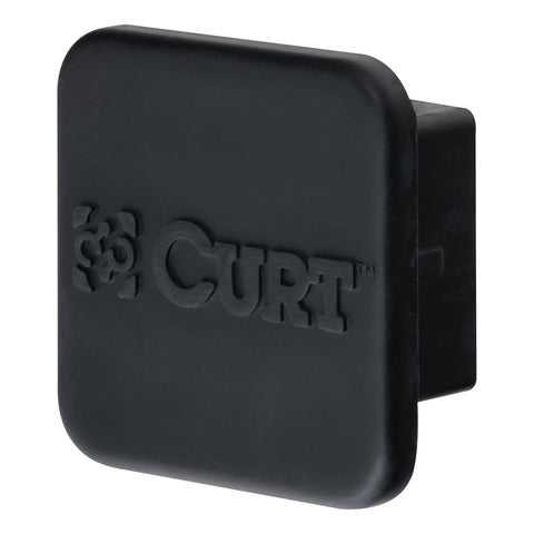 CURT CURT 22276 Rubber Trailer Hitch Cover; Fits 2-Inch Receiver