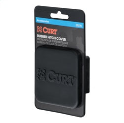 CURT CURT 22276 Rubber Trailer Hitch Cover; Fits 2-Inch Receiver
