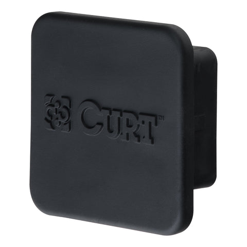 CURT CURT 22277 Rubber Trailer Hitch Cover; Fits 2-1/2-Inch Receiver