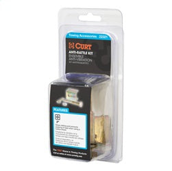 CURT CURT 22321 Anti-Rattle Hitch Pin Shim Device; Fits 2-Inch Receiver; 1/2-In Hole