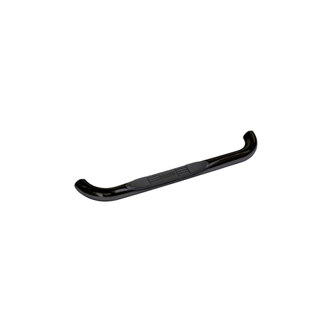 Westin E-Series 3 Round Nerf Step Bars; Black; Steel; Mount Kit Included;