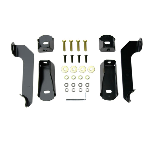 Westin E-Series 3 Round Nerf Step Bars; Black; Steel; Mount Kit Included;