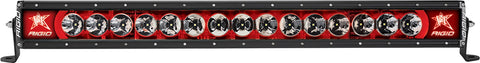 Rigid Industries RIGID Radiance Plus LED Light Bar; Broad-Spot Optic; 30 Inch With Red Backlight