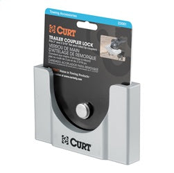 CURT CURT 23081 Powder-Coated Aluminum Trailer Tongue Lock; 2-5/16-Inch Couplers