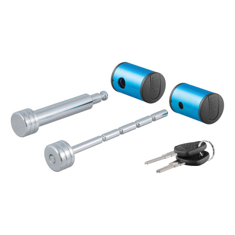 CURT Right-Angle Hitch/Coupler Lock Set (2in. Receiver; 1in. to 3in. Latch)