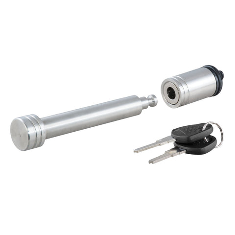 CURT 5/8in. Hitch Lock (2in. or 2-1/2in. Receiver; Barbell; Stainless)