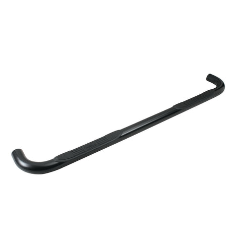 Westin Signature 3 Round Step Bar; Dual Step Pad; Black; Steel; Mount Kit Included;