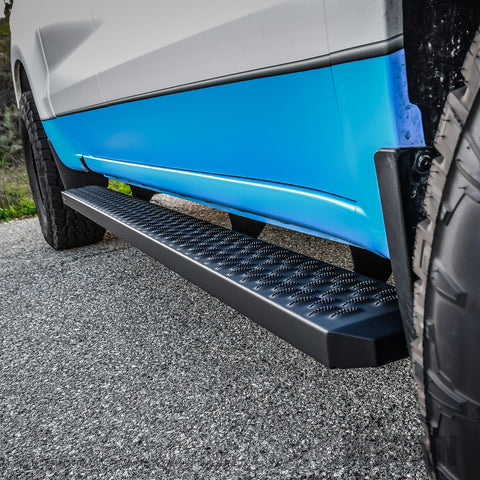Westin Grate Steps Running Boards; Textured Black; 90 in.; Mount Kit Not Included;