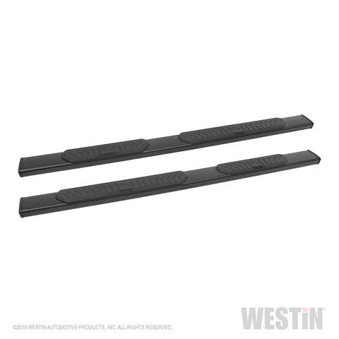 Westin R5 Nerf Step Bars; 5 in. Black; Incl. Hardware; No Drilling Required;