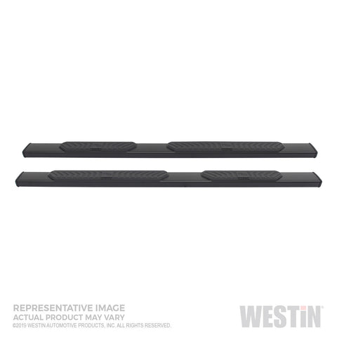 Westin R5 Nerf Step Bars; 5 in. Black; Incl. Hardware; No Drilling Required;