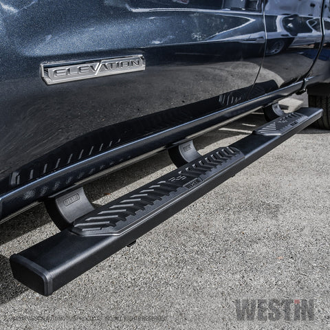 Westin R5 Nerf Step Bars; 5 in. Black; Incl. Hardware; No Drilling Required;