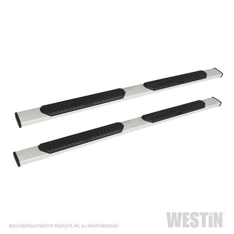 Westin R5 Nerf Step Bars; 5 in. Stainless Steel; Incl. Hardware; No Drilling Required;