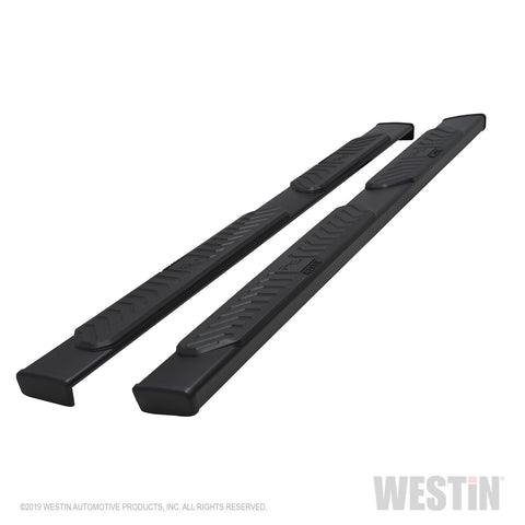 Westin R5 Nerf Step Bars; 5 in. Black Aluminum; Incl. Hardware; No Drilling Required;
