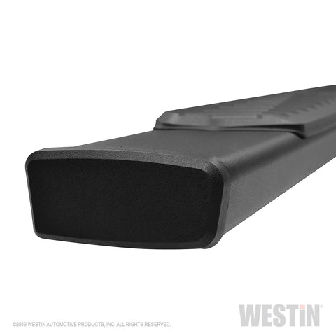 Westin R5 Nerf Step Bars; 5 in. Black Aluminum; Incl. Hardware; No Drilling Required;