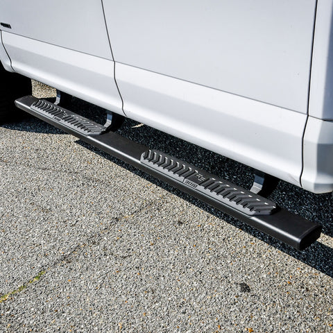 Westin R5 XD Nerf Step Bars; 5 in. Black; Incl. Hardware; No Drilling Required;