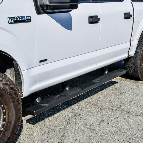 Westin R5 XD Nerf Step Bars; 5 in. Black; Incl. Hardware; No Drilling Required;
