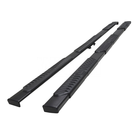 Westin R5 M-Series Wheel-To-Wheel Nerf Step Bars XD; Black; Steel;