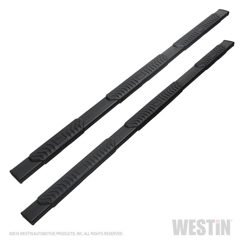 Westin R5 Modular Wheel to Wheel Nerf Step Bars; 5 in. Black; Incl. Hardware;