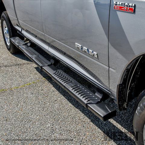 Westin R5 M-Series Wheel-to-Wheel Nerf Step Bars; Textured Black; Steel;