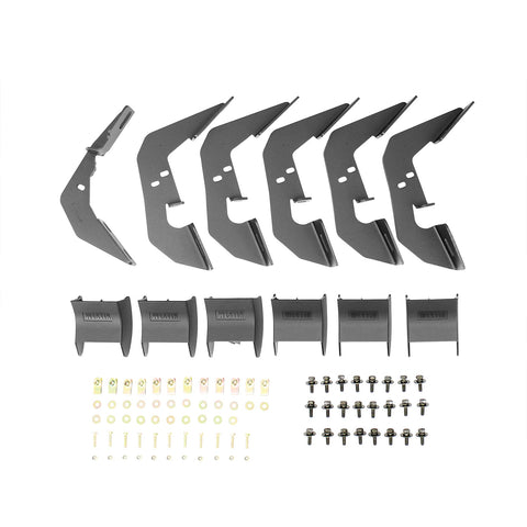 Westin R7 Nerf Step Bars; Black; Mount Kit Included; For Double Cab;