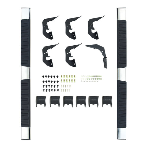 Westin R7 Nerf Step Bars; Stainless Steel; Mount Kit Included;