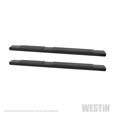 Westin R7 Nerf Step Bars; Black; Mount Kit Included; For Super Crew Cab;