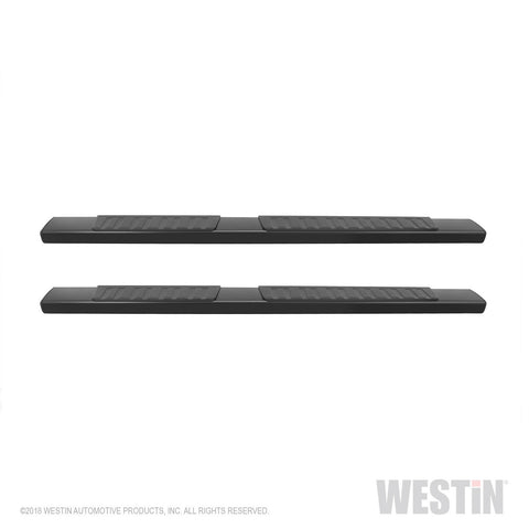 Westin R7 Nerf Step Bars; Black; Mount Kit Included; For Super Crew Cab;