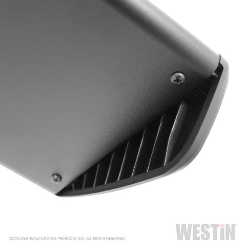 Westin R7 Nerf Step Bars; Black; Mount Kit Included;