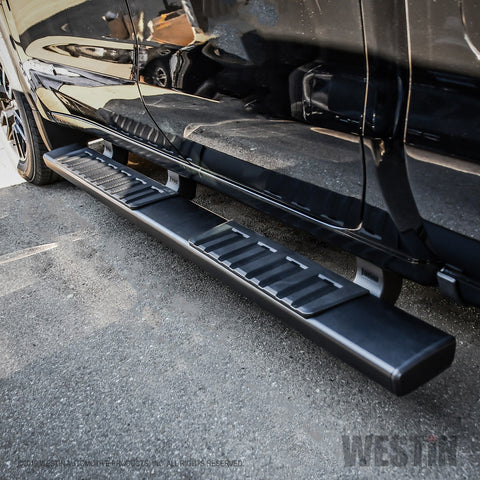 Westin R7 Nerf Step Bars; Black;