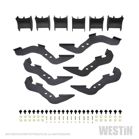 Westin R7 Nerf Step Bars; Stainless Steel; For Super Crew Cab;