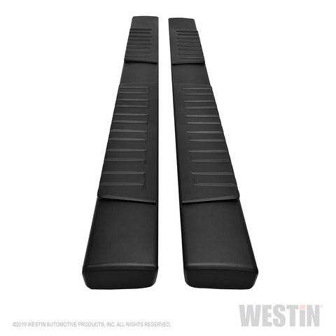 Westin R7 Nerf Step Bars; Black; For Super Crew Cab;