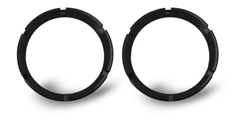 KC Hilites KC FLEXâ„¢ LED 2-Bezel Rings - ED Coated - Black