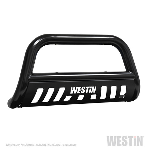 Westin E-Series Bull Bar; 3 in. Dia.; Black Powder Coated Steel;