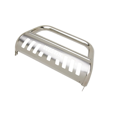 Westin E-Series Bull Bar; 3 in. Dia.; Polished Stainless Steel;