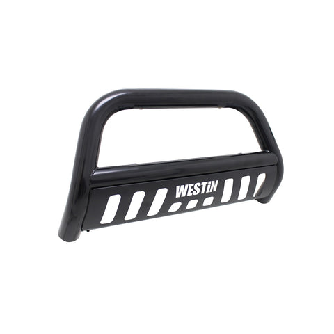 Westin E-Series Bull Bar; 3 in. Dia.; Black Powder Coated Steel;