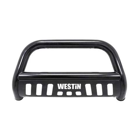 Westin E-Series Bull Bar; 3 in. Dia.; Black Powder Coated Steel;