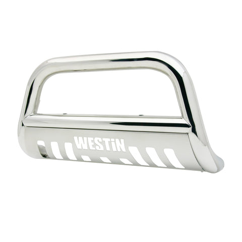 Westin E-Series Bull Bar; 3 in. Dia.; Polished Stainless Steel;
