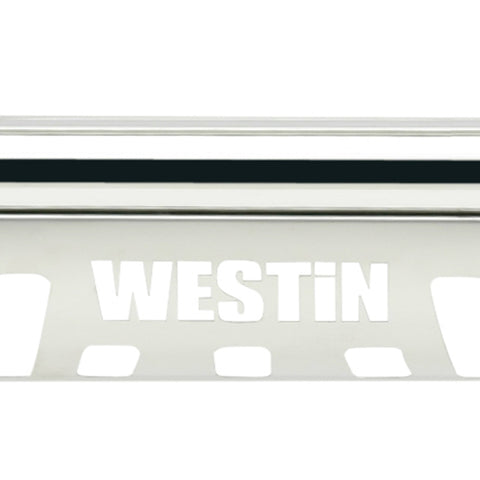 Westin E-Series Bull Bar; 3 in. Dia.; Polished Stainless Steel;