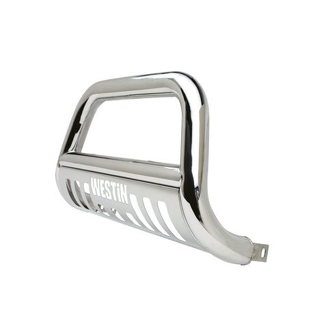 Westin E-Series Bull Bar; 3 in. Dia.; Polished Stainless Steel;