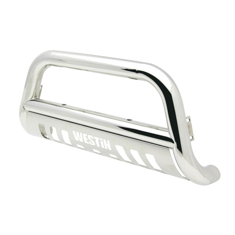 Westin E-Series Bull Bar; 3 in. Dia.; Polished Stainless Steel;