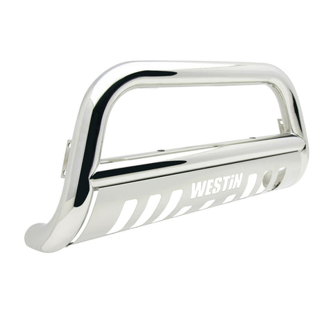 Westin E-Series Bull Bar; 3 in. Dia.; Polished Stainless Steel;