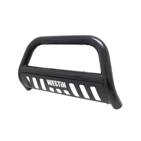 Westin E-Series Bull Bar; 3 in. Dia.; Black Powder Coated Steel;