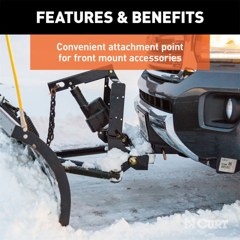 CURT CURT 31083 2-Inch Front Receiver Hitch; Select Ford F-150; Expedition