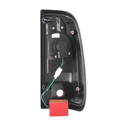 ANZO USA Tail Light Assembly; LED; Clear Lens; Black Housing; Pair;